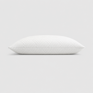 Quilted White Pillow