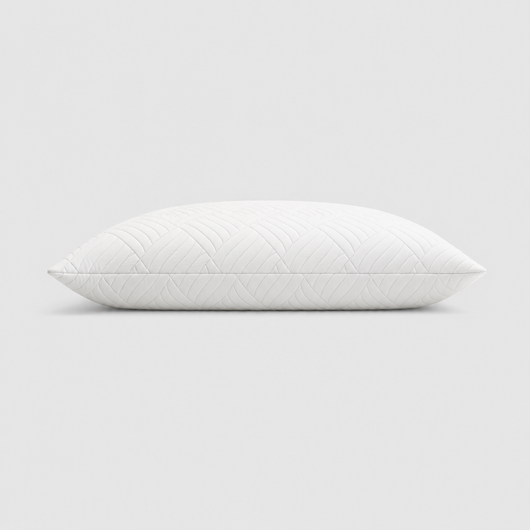 Quilted White Pillow